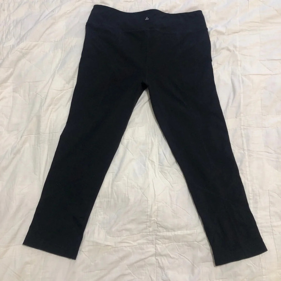 3/$25 ❥ Prana Yoga Capri  Pants Leggings Stretch Black Large - Picture 4 of 9